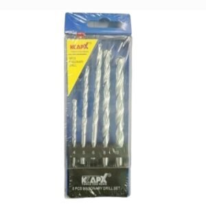 5 pieces masonry drill bits set for drilling concrete and wall