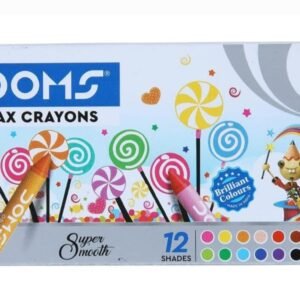 12 shades wax crayons for kids (pack of 12 colours)