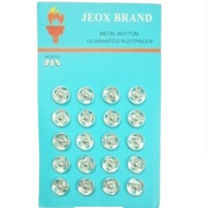 JEOX brand metal tich button rustproof (pack of 20) model 999