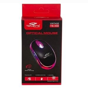 Terabyte wired optical mouse (pack of 1)