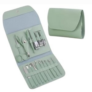 Premium manicure set nail clippers tools kit for nails and ears, multicolour (pack 0f 1)