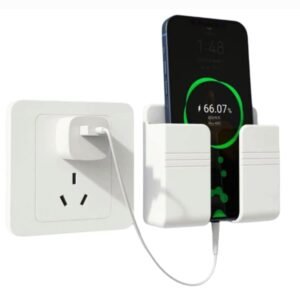 Multifunction wall-mounted storage box organizer case for phone, multicolour (1 piece)