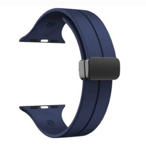 Magnetic sillicone smart watch strap, multicolour (1 piece)