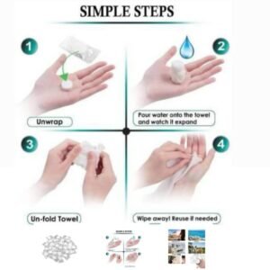 Magic tablet tissue/ mini compressed tissue (pack of 2 tablets)