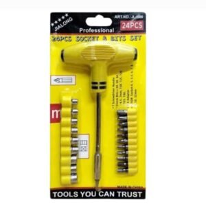 Professional 24 pieces socket and bits set