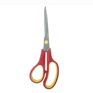 Ivory stainless steel scissors Total lengh 8.5inch, multicolour (1 piece)
