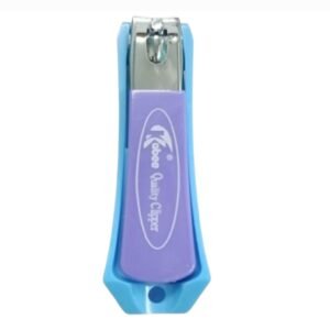 Kabee small size nail clipper stainless steel with plastic grip for men and women, multicolour (1 piece)
