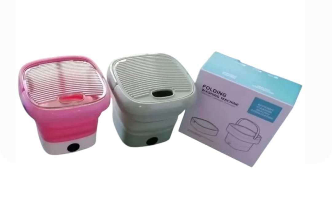 Portable folding mini washing machine for underwear, socks etc, multicolour