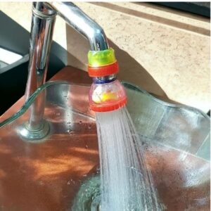 Kitchen and bathroom plastic tap shower multicolour (1 piece)