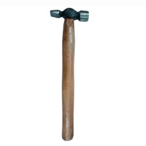 Iron hammer with wooden handle, net weight-230 gm (1 piece)