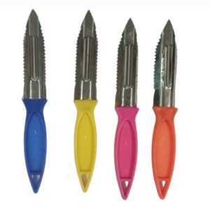 Plastic kitchen peeler (1 piece) multicolour