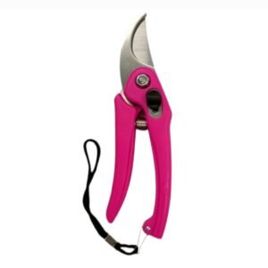 Stainless steel garden scissors with lock facility and rope for cutting plants, length-7.3inch or 185mm (1 piece)