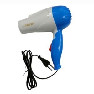 1000W foldable hair dryer for men & women, multicolour (1 piece)