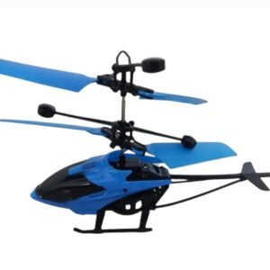 2 in 1 rc helicopter with remote and hand sensor control, USB charging, multicolour (1 piece)