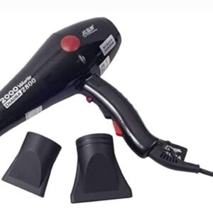 2000 watts professional hair dryer with 2 speed temperature settings with cool shot for both men and women (1 piece)