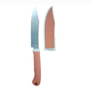 Stainless steel knife with cover total length-9 inch (1 piece)