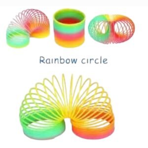 Rainbow circle fun activity toy for kids, multicolour (1 piece)