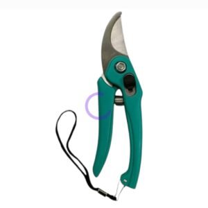 Stainless steel garden scissors with lock facility and rope, length-7.3inch (1 piece)
