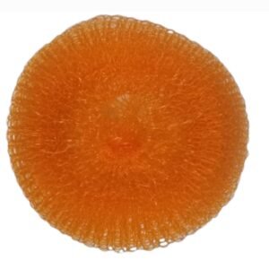 Small plastic bath scrubber sponge pouf body scrubber (1 piece)