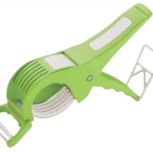 2 in 1 vegetable cutter and peeler, multicolour (1 piece)