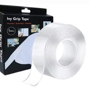 Heavy duty ivy grip transparent double tape (1 roll)